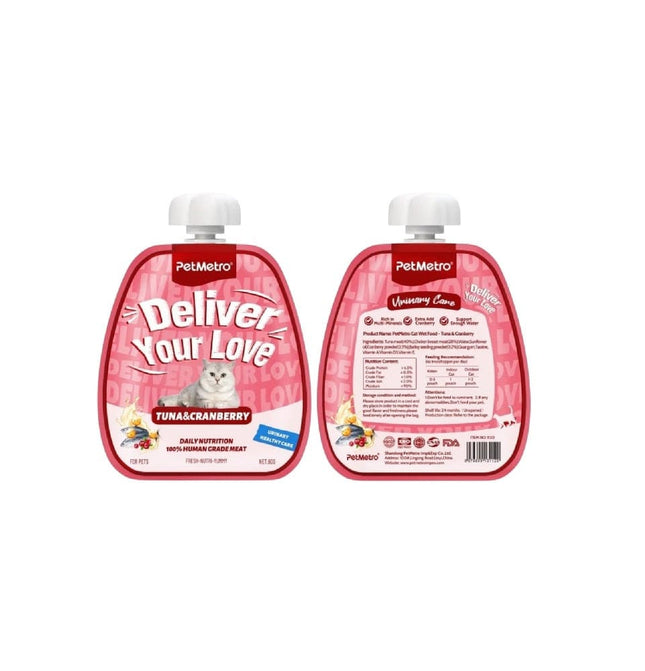PetMetro Cat PetMetro Urinary Care Cat Treat with Tuna and Crnberry 60 gr