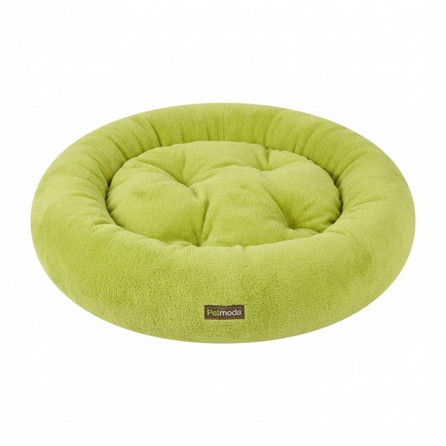 Petmoda Dog and cat Petmoda Round Plush Donut Pet Bed for Dogs And Cats 60 cm Green