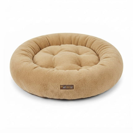 Petmoda Dog and cat Petmoda Round Plush Donut Pet Bed for Dogs And Cats 70 cm Brown