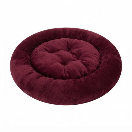 Petmoda Dog and cat Petmoda Round Plush Donut Pet Bed for Dogs And Cats 90 cm Red