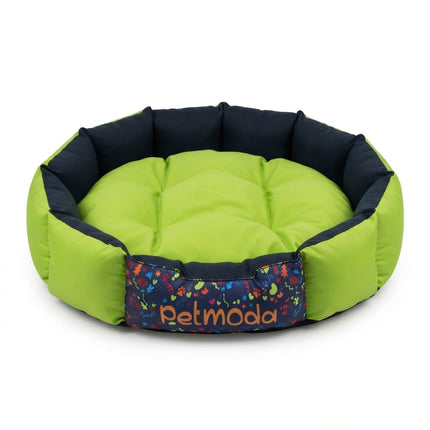 Petmoda Dog Petmoda Printed Bolster Pet Bed Comfortable Sleeping Nest for Pets 130 × 110 cm