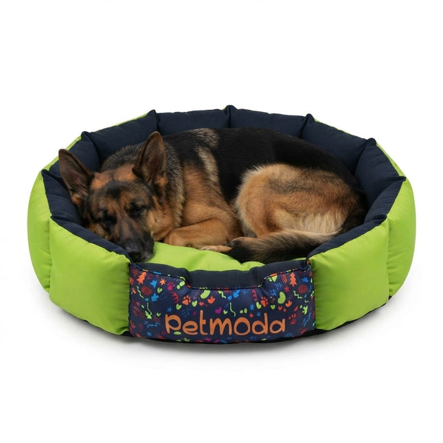 Petmoda Dog Petmoda Printed Bolster Pet Bed Comfortable Sleeping Nest for Pets 130 × 110 cm