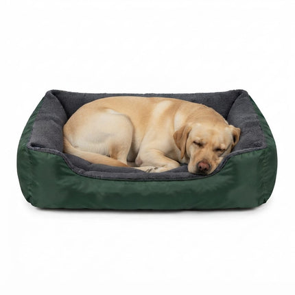 Petmoda Dog Petmoda Waterproof Rectangular Pet Bed with Fleece Lining Dark Green 110 ×85 cm