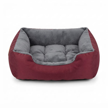 Petmoda Dog Petmoda Waterproof Rectangular Pet Bed with Fleece Lining Red 110 ×85 cm