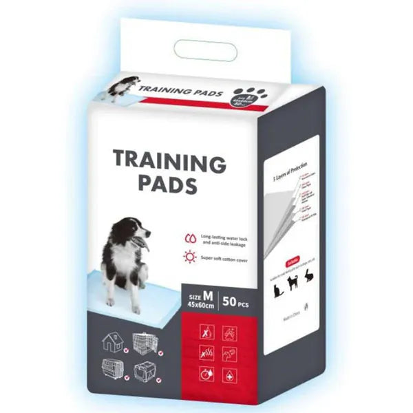 Pets Mat Dog Medium Pet Training Pads Non Slip Leak Proof 45 × 60 cm  50 Pads