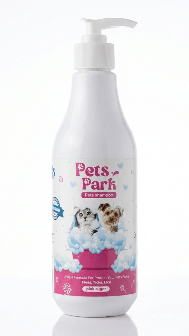 Pets Park Cat Pets Park Park Pink Anti Flea & Tick Shampoo for Dogs And Cats 500ml