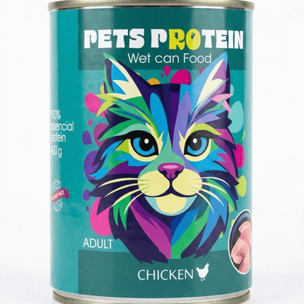 Pets Protein Cat Pets Protein Chicken Wet Cat Food for Adult Cats 400g