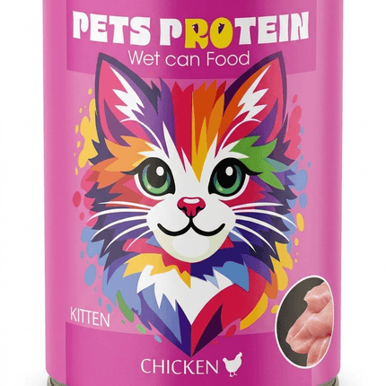 Pets Protein Cat Pets Protein Chicken Wet Cat Food for Kittens 400g
