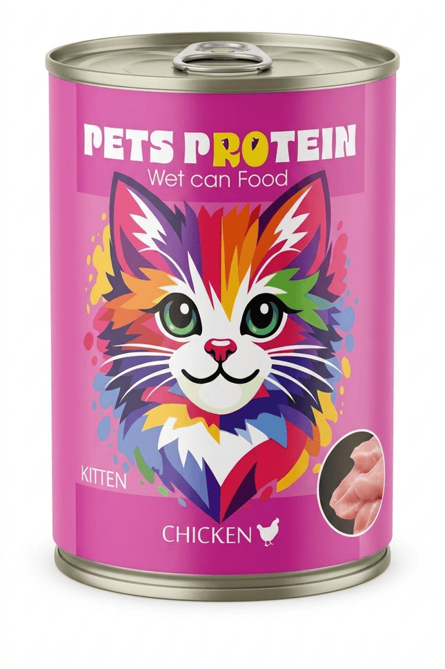 Pets Protein Cat Pets Protein Chicken Wet Cat Food for Kittens 400g
