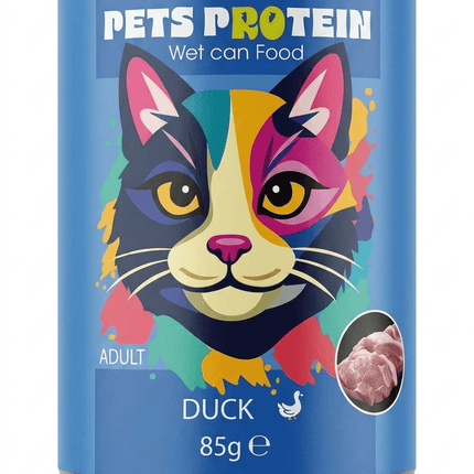 Pets Protein Cat Pets Protein Duck Wet Cat Food for Adult Cats 400g