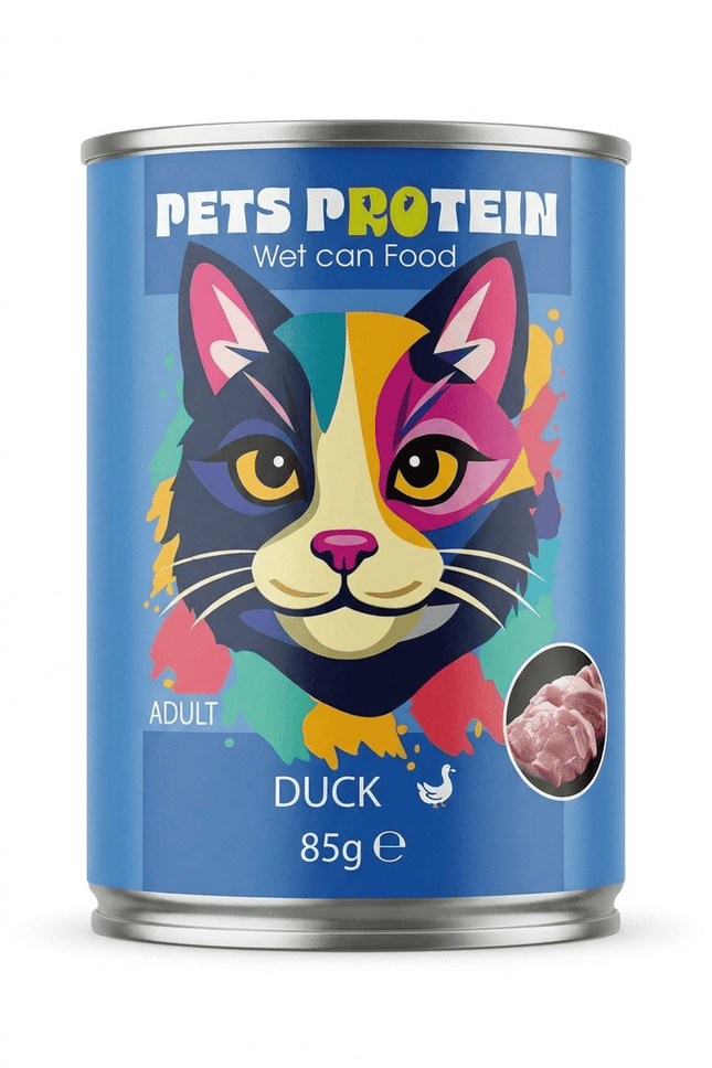 Pets Protein Cat Pets Protein Duck Wet Cat Food for Adult Cats 400g