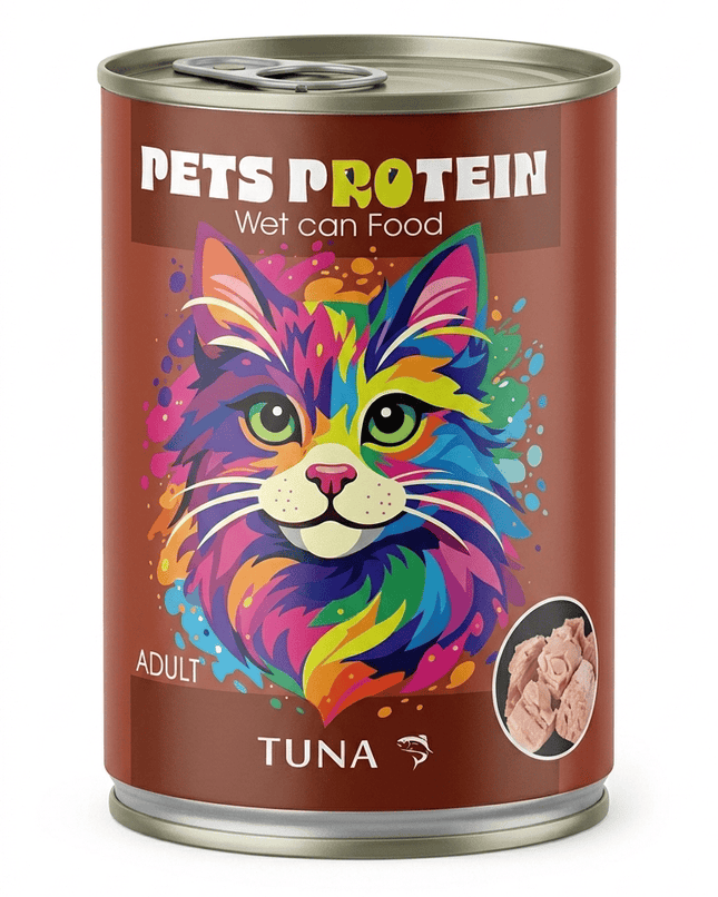 Pets Protein Cat Pets Protein Tuna Wet Cat Food for Adult Cats 400g