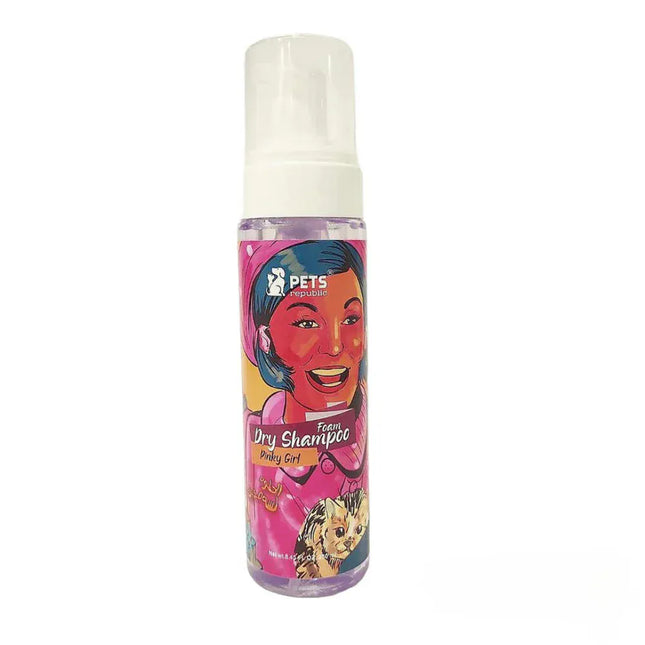 Pets Republic Dog and cat Pets Republic Antibacterial Pet Dry Shampoo Pinky Girl Scent 250 ml