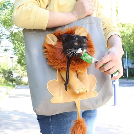 PETTOM Cat Pet Carrier Canvas Pet Carrier for Walking Chihuahua Bichons Pomeranian Navy
