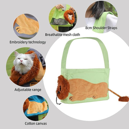 PETTOM Cat Soft Travel Pet Carrier for Cats and Small Dogs Size L