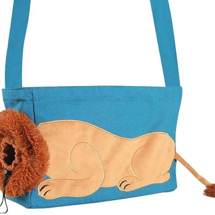 PETTOM Cat Soft Travel Pet Carrier for Cats and Small Dogs Size M Sky blue