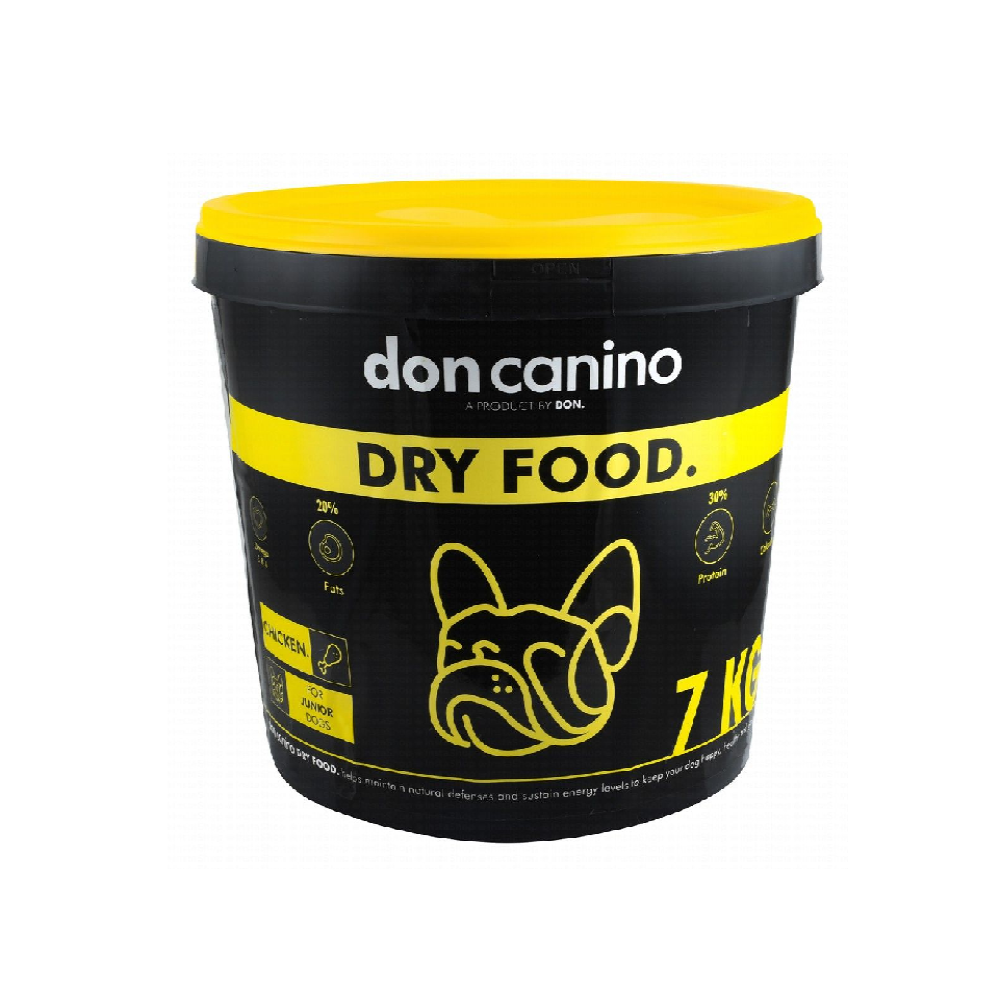 Don Canino Dry Food with Chicken for puppy Dogs 7 kg