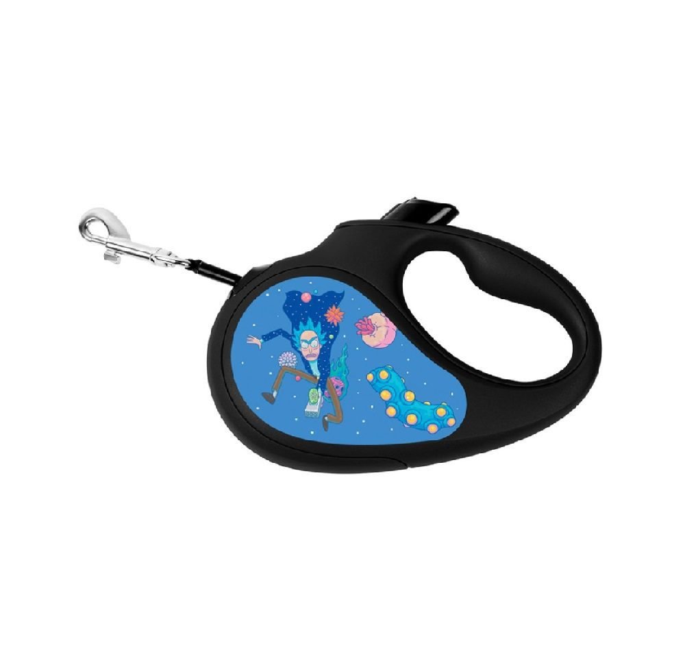 WAUDOG Retractable Large Leash With Unique Rick And Morty 1.0 Design