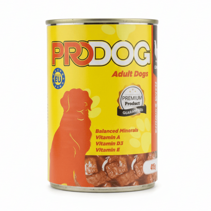 pro dog Dog Pro Dog Adult Dog Food Chunks with Chicken in Gravy  Complete Wet Food 415g