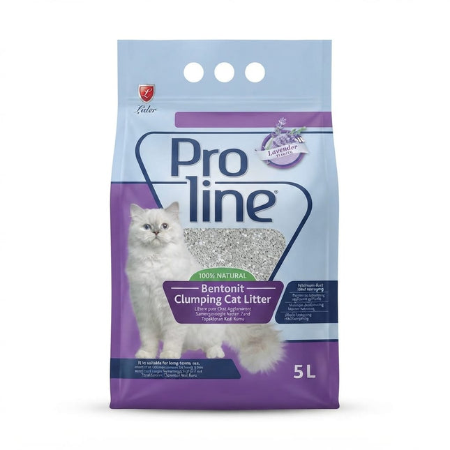 Pro Line Cat Pro Line Bentonite Clumping Cat Litter Lavender 5L