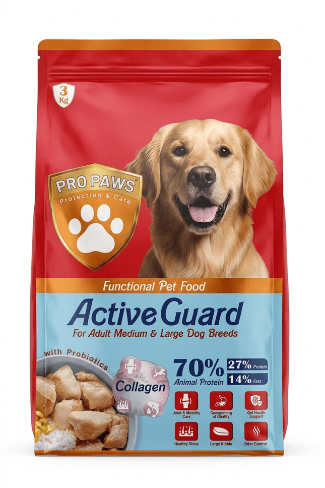 Pro Paws Dog Pro Paws Active Guard Functional Dog Food with Probiotics And Collagen 3kg