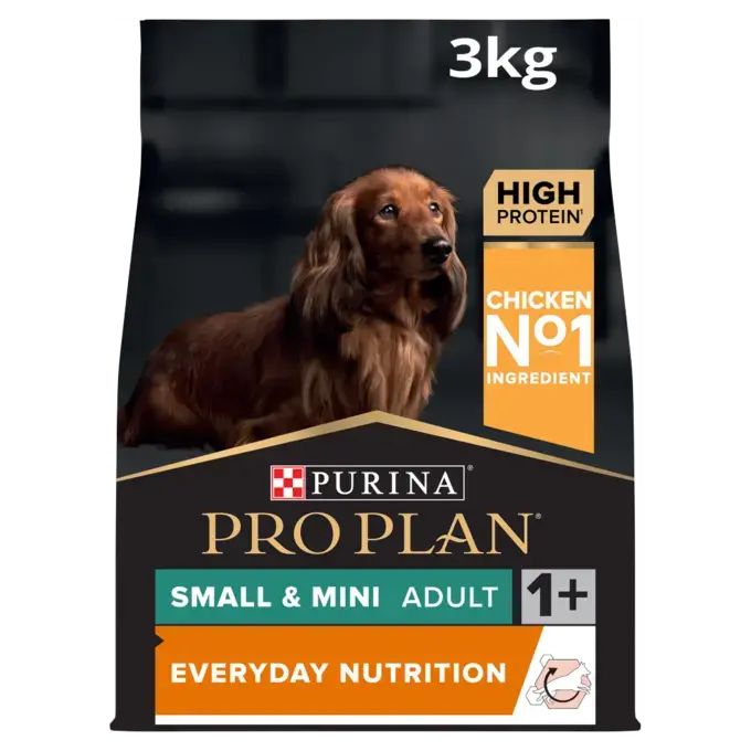Purina Pro Plan  Dry Food with Chicken for  Mini Breed Adult Dogs 3 kg