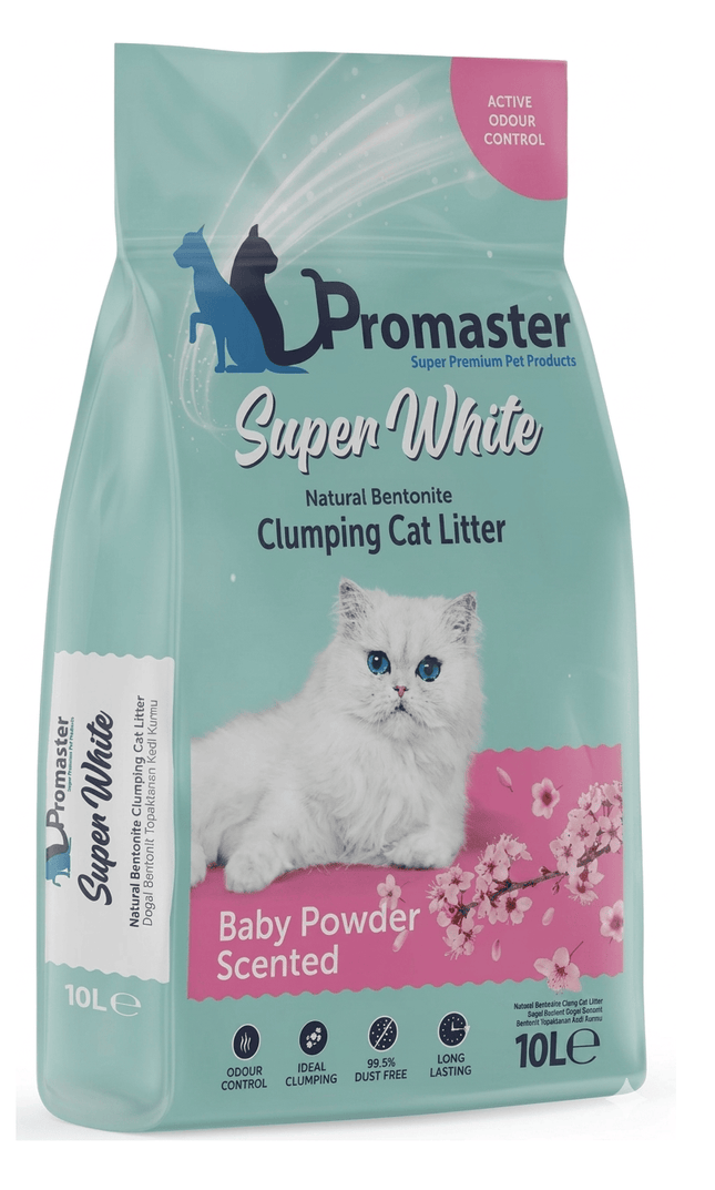 Promaster Cat Promaster Clumping Cat Litter Baby Powder Scent – 10L