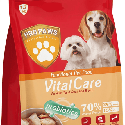 PROPAWS Dog PROPAWS Vital Care Dry Food For Adult Toy and Small Dogs Breeds 1.5 kg