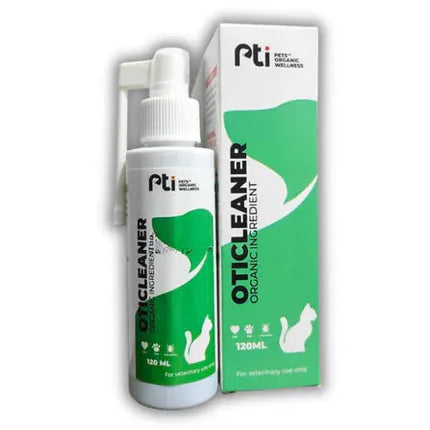 PTI Dog and cat PTI Oticleaner 120ml – Ear Cleaning Solution for Cats & Dogs