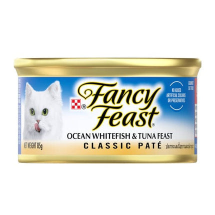 Purina Cat FANCY FEAST Classic Paté Ocean Whitefish and Tuna Feast 85g