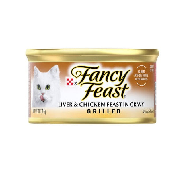 Purina Cat Fancy Feast Grilled Liver And Chicken Feast in Gravy 85g