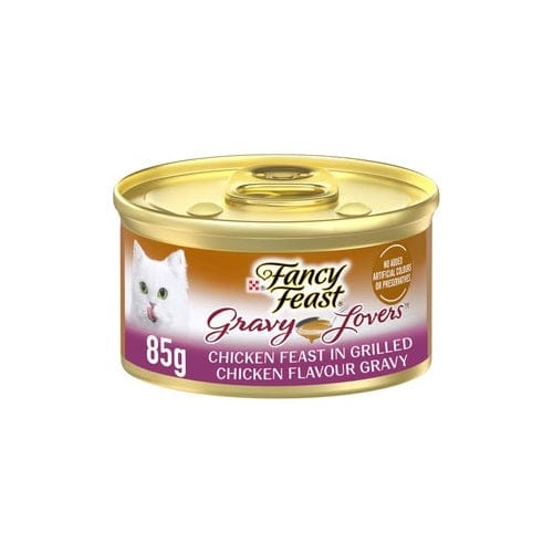 Purina Cat Purina Fancy Feast Gourmet Gravy Lovers Wet Food with Chicken in Gravy for Adult Cats 85 gr