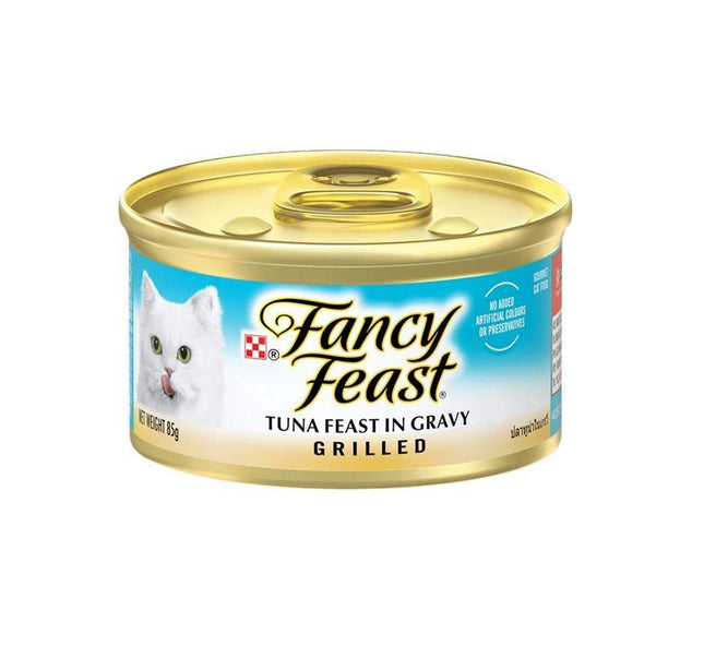 Purina Cat Purina Fancy Feast Wet Food for adult Cat  with Grilled Tuna in Gravy 85 gr
