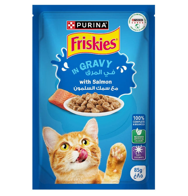 Purina Cat Purina Friskies Salmon In Gravy Pouch 85g
