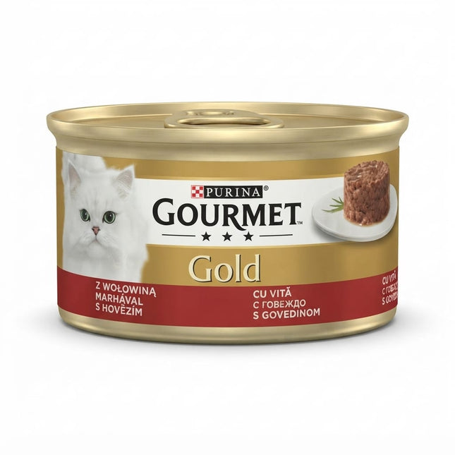 Purina Cat Purina Gourmet Gold Adult Wet Cat Food Beef Flavor 85g