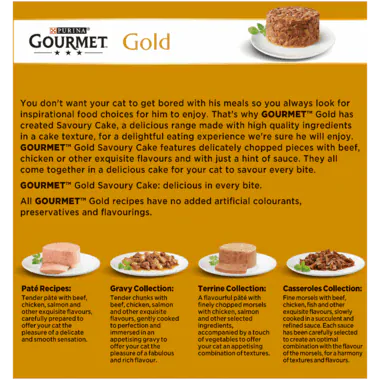 Purina Cat Purina Gourmet Gold  Pâté wih Salmon for cats 85g