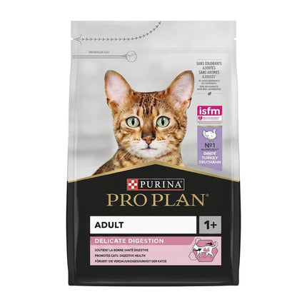 Purina Cat Purina Pro Plan Adult Cat Food  3KG Delicate Digestion Turkey Flavor 1+ Years