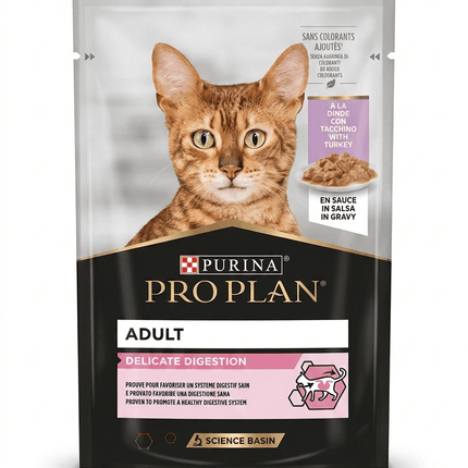 Purina Cat Purina Pro Plan Adult Delicate Digestion Turkey in Gravy Wet Cat Food 85g