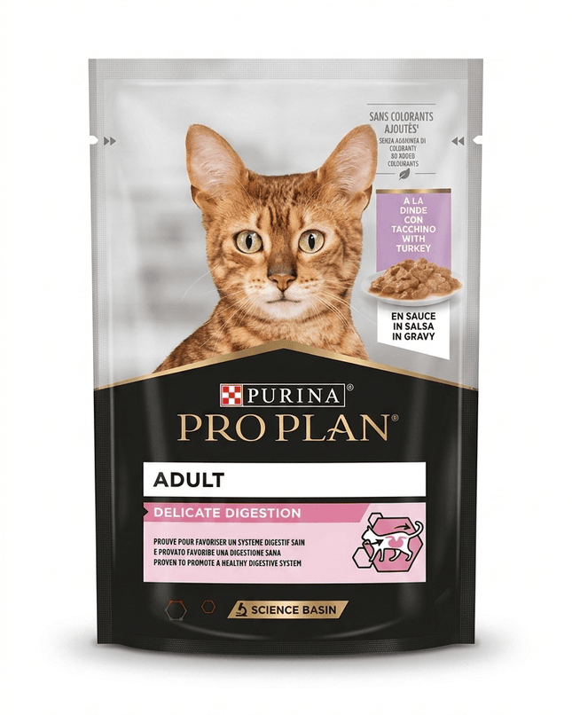 Purina Cat Purina Pro Plan Adult Delicate Digestion Turkey in Gravy Wet Cat Food 85g