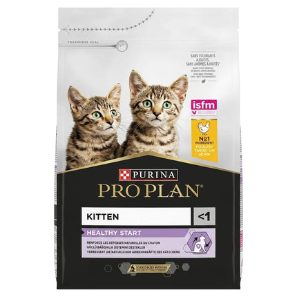 Purina Cat Purina Pro Plan Kitten Cat Food 3KG Healthy Start Chicken Flavor Under 1 Year