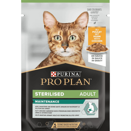 Purina Cat Purina Pro Plan Sterilised with Chicken in Gravy 85g