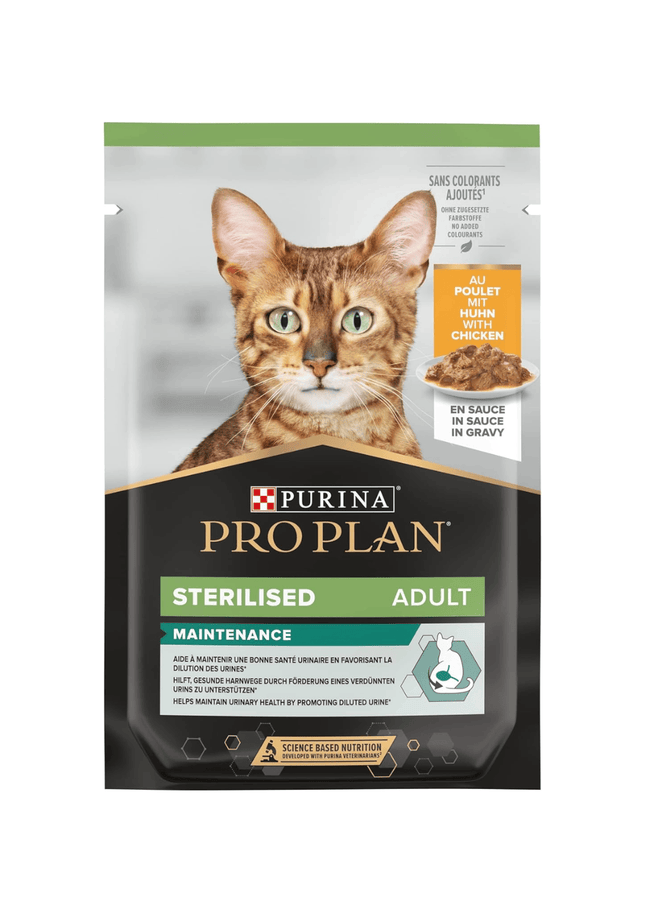Purina Cat Purina Pro Plan Sterilised with Chicken in Gravy 85g