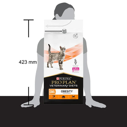 Purina Cat Purina Pro Plan Veterinary Diets Dry Cat Food for Obesity Management 1.5 kg