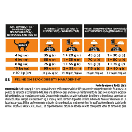 Purina Cat Purina Pro Plan Veterinary Diets Dry Cat Food for Obesity Management 1.5 kg
