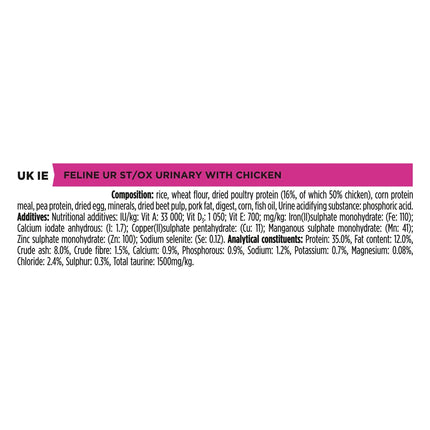 Purina Cat Purina Pro Plan Veterinary Diets Urinary UR Dry Cat Food with Chicken 1.5 kg