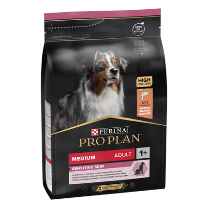 Purina Dog Purina Pro Plan Dry Food Salmon for Medium Adult Dog with Sensitive Skin 3 kg