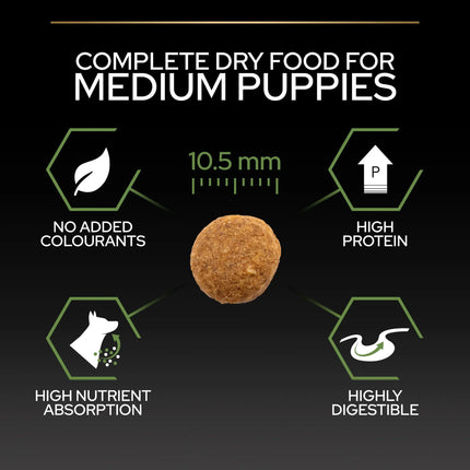 Purina Dog Purina Pro Plan Opti Start Dry Food with Chicken for Medium Breed Puppies 12 kg