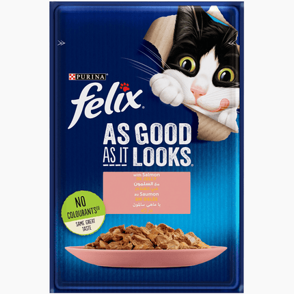 Purina Felix Cat Purina Felix® As Good As It Looks with Salmon in Jelly 85gm