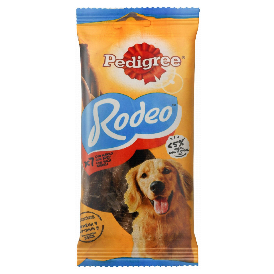 Pedigree Rodeo Tasty Twist Dog Treats with Beef 7 Pcs 123 gr