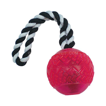 QasisPet Dog Qasispet Rope With Red Ball